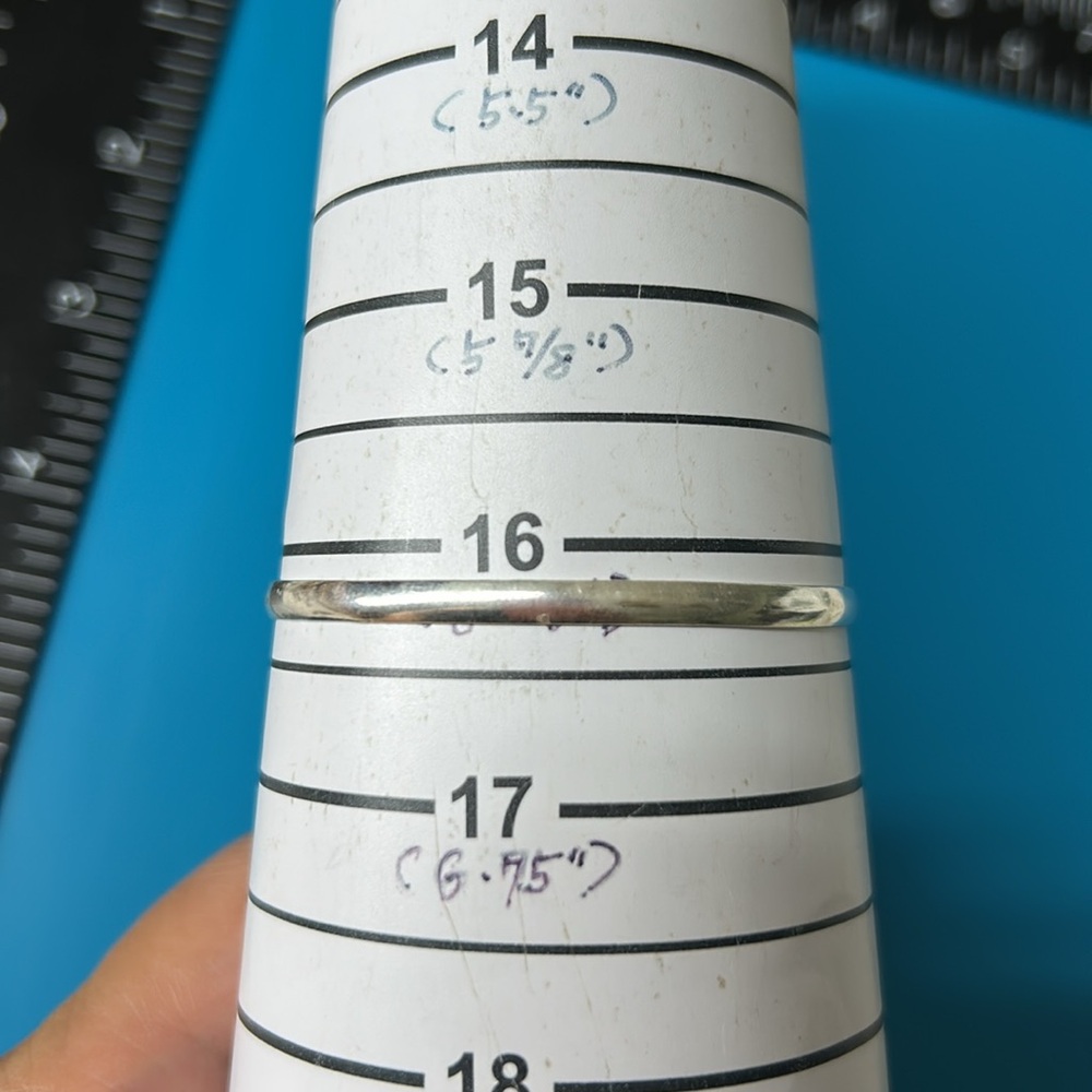 2” Diameter Sterling Silver Bangle Set - image 8